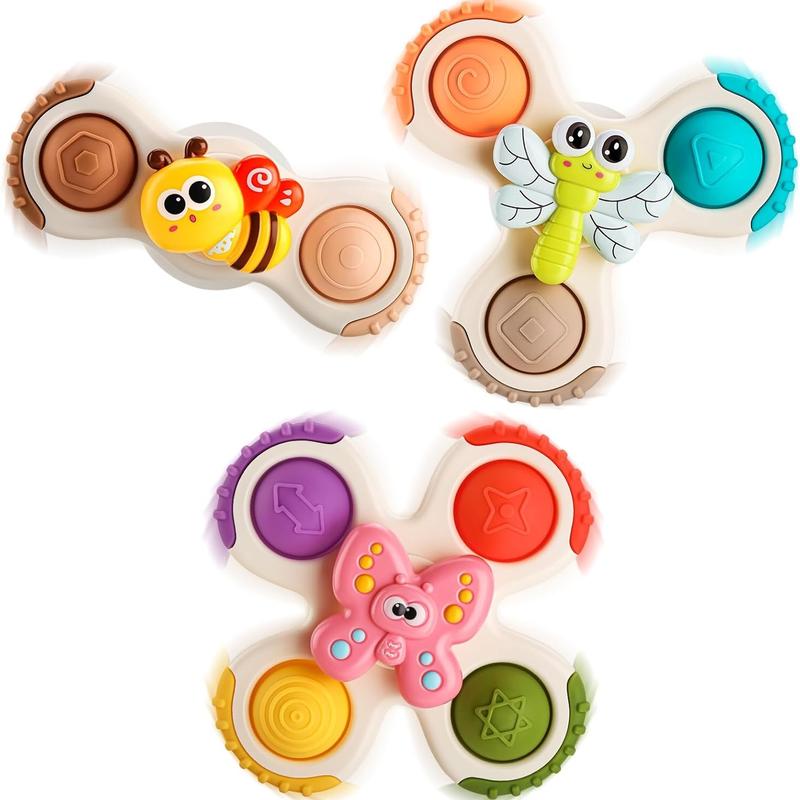 3PCS Pop up Suction Cup Spinner Toys