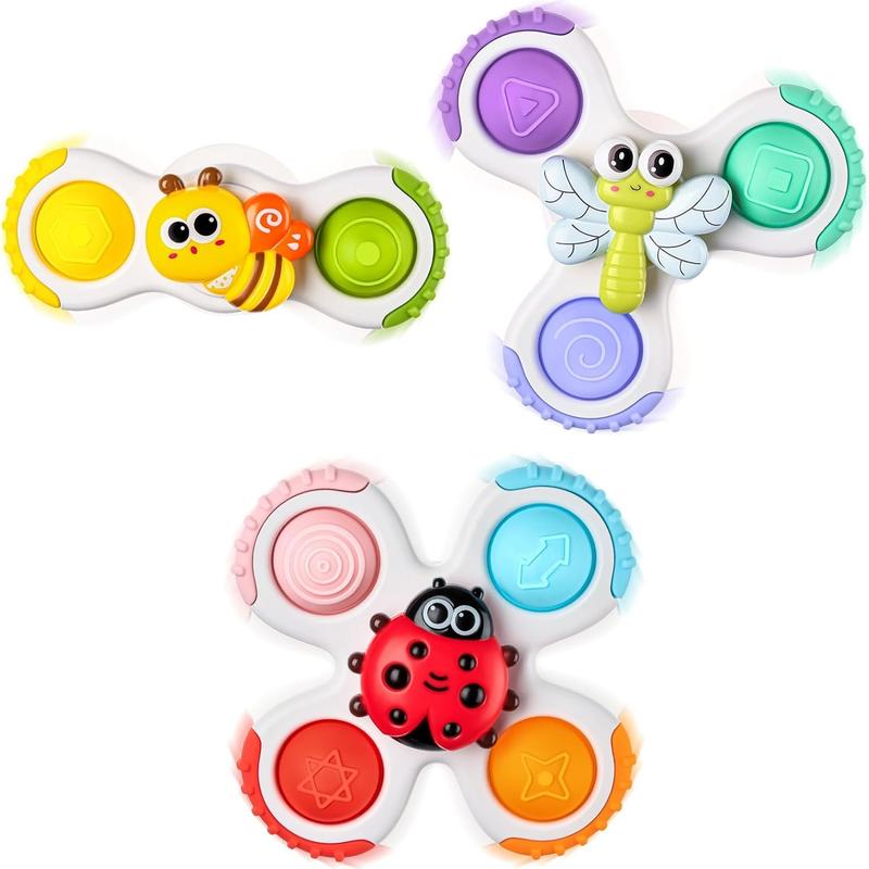 3PCS Pop up Suction Cup Spinner Toys