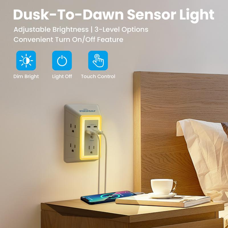 Multi Plug Outlet Surge Protector