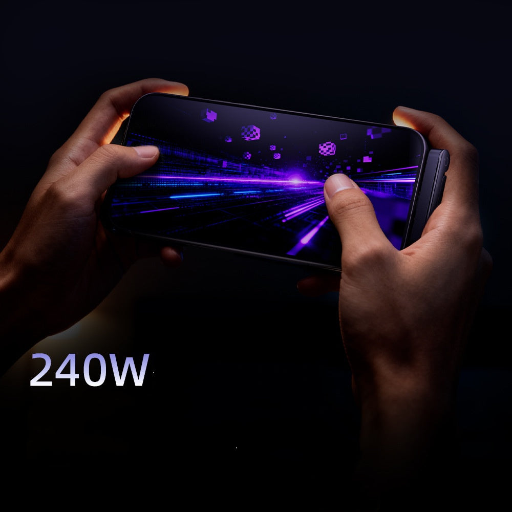 240W Charging Cable with Bracket Data Cable Type-C For Iphone and Samsung