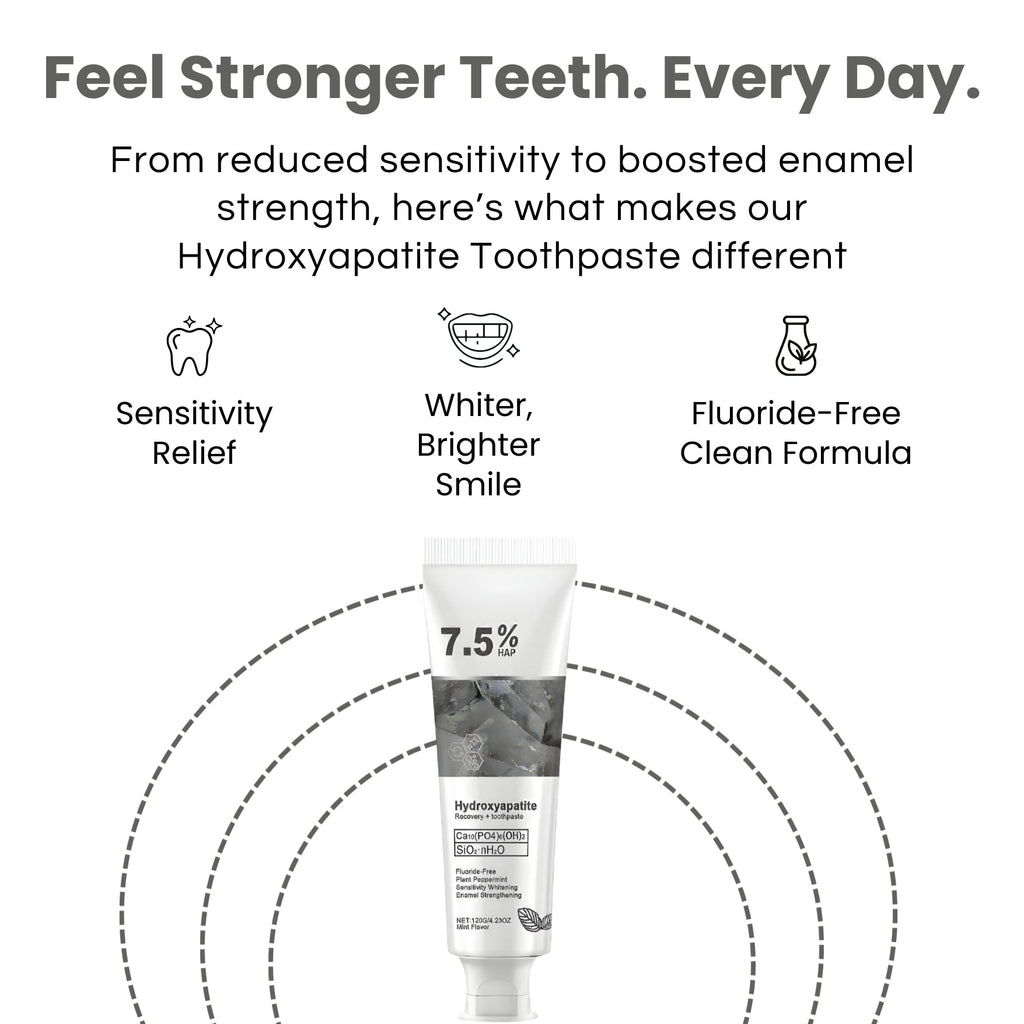 Fluoride-Free Hydroxyapatite Toothpaste