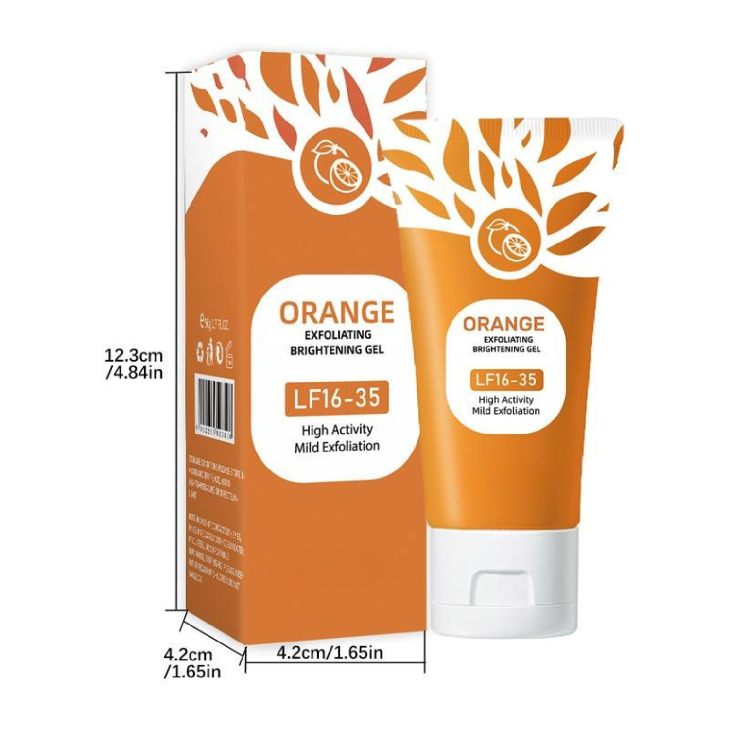 Orange Scented Exfoliator Clear Gel