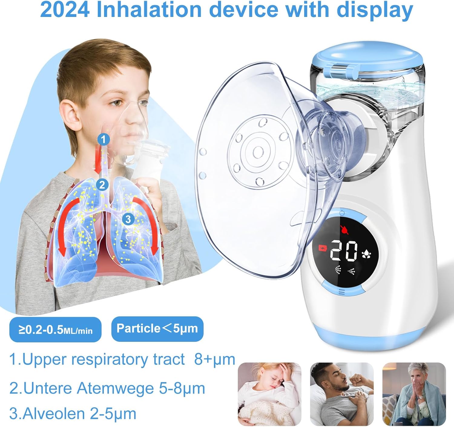 Quiet Mist Portable Nebulizer