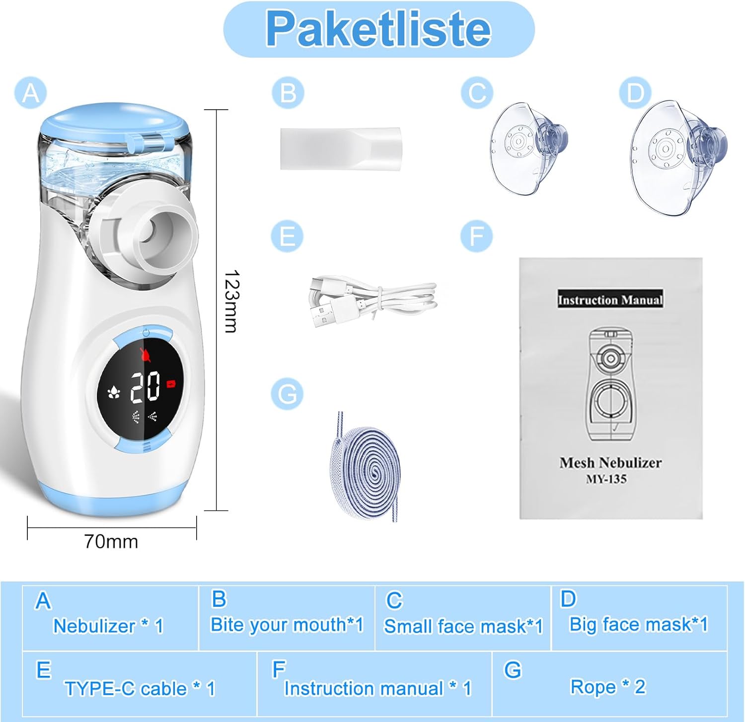 Quiet Mist Portable Nebulizer